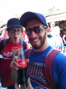 Coke on Machane Yehuda (Have to love the photobomb)
